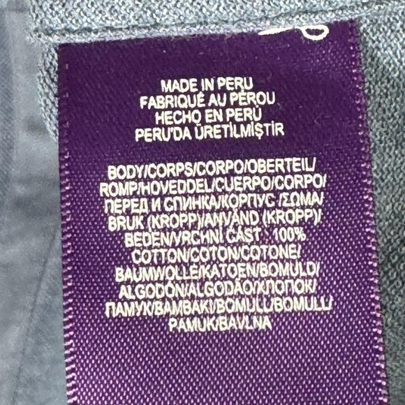 Ralph Lauren Purple Label Shirt Mens M Blue Pima Cotton Pique Dress Keaton - Picture 6 of 12